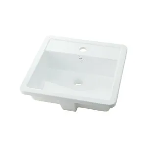 カクダイ アンダーカウンター式洗面器 493-076 オーバーフロー付き 切込寸法W330×D335mm 容量4.5L