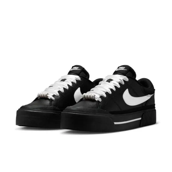 レディース NIKE ナイキ W COURT LEGACY LIFT LE ウィメンズ コート レガシー リフト LE WIR1388 001BLACK/WHITE