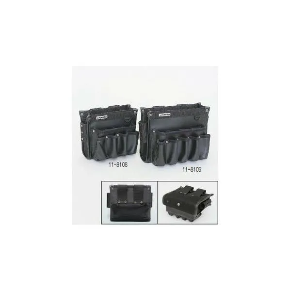 腰袋 ツールバックPRO L ブラック KLASS (極東産機) 11-8109