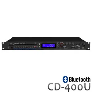 TASCAM タスカム CD-400U (1Uサイズ・バランス出力対応のオールインワンCDプレイヤー)(4月25日時点 供給元在庫あり)