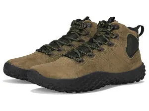 メレル メンズ シューズ ブーツ・レインブーツ Merrell Wrapt Mid WP Olive/Black ブラック