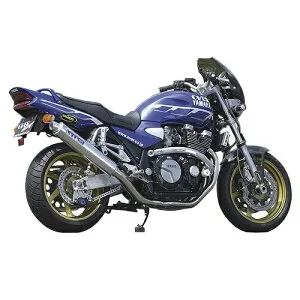 OVER Racing(オーヴァーレーシング) SESMIC-3マフラー ステン/アルミ XJR1300 (-06) 02-26-00 バイク フルエキゾーストマフラー