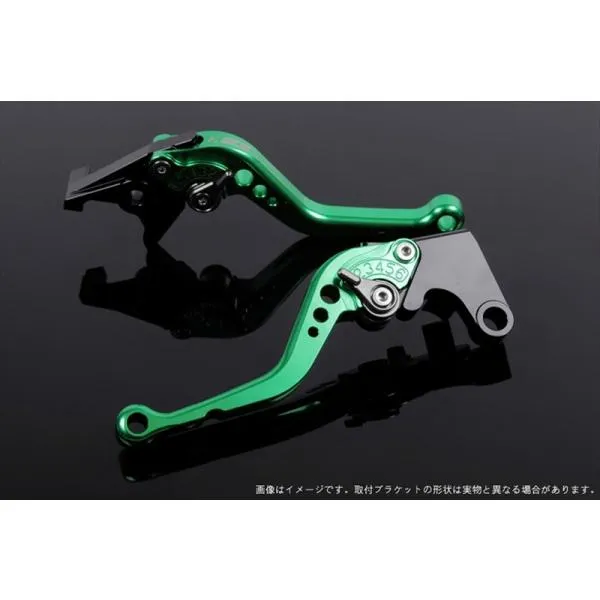 ハンドル エスエスケイ スピードラ アジャストレバー スタンダード ショート グリーン/チタン 1400GTR 07-16 ZZR1400 06-11 KA0403863-TM 取寄品
