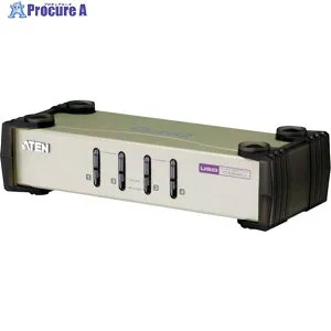 ATEN KVMスイッチ 4ポート/USB/ マルチインターフェース CS84U 1台 ▼115-2987