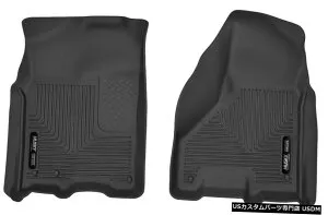 Floor Mat 2010-2018ダッジラムクルーキャブ/メガ用ハスキーX-Actコンター最前列フロアマット Husky X-Act Contour Front Row Floor Mat for 2010-2018 Dodge Ram Crew Cab/Mega 【並行輸入品】