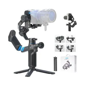 【送料無料】SCORP Mini 3-PRO 3軸ジンバルカメラスタビライザー 、18メートル360°AI追跡 積載量2Kg