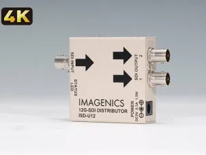 IMAGENICS イメージニクス ISD-U12 ◆ 1入力2出力 12G-SDI 分配器【4月24日時点、在庫あり 】 ［ 映像・音声関連機器 ］