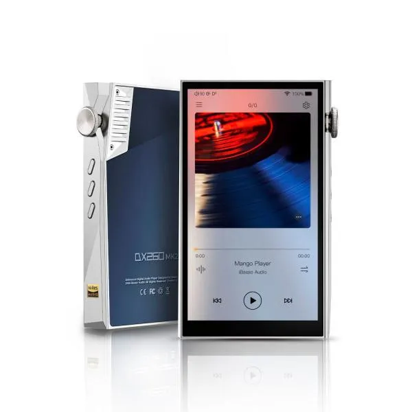 アイバッソ・オーディオ デジタルオーディオプレーヤー 128GBメモリ内蔵+外部メモリ対応(シルバーブルー) iBassoAudio IB-DX260MK2-SVBL 返品種別A