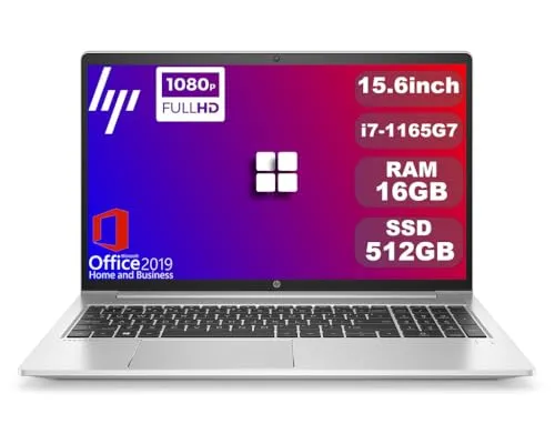 【整備済み品】 HP ノートパソコン ProBook 450 G8 15.6型/FHD/Win 11/MS Office H&B 2019/第11世代Core i7-1165G7(2.8GHz)/16GB/SSD 512GB/無線WIFI/USB 3.1/