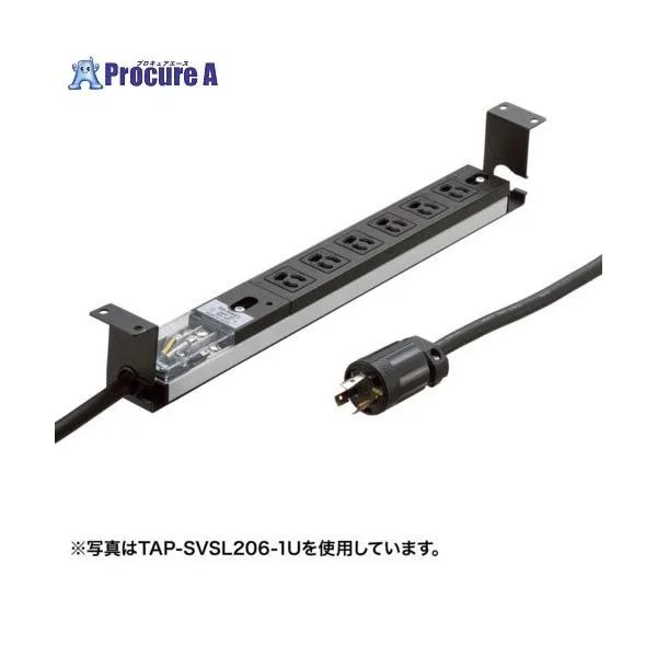 SANWA サーバーラック用コンセントバー1U ■▼422-4013 TAP-SVSL156-1U 1個