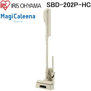 (LINEクーポン有)アイリスオーヤマ SBD-202P-HC 充電式紙パックスティッククリーナー マジカリーナ グレージュ 掃除機 MagiCaleena 家電 IRIS OHYAMA