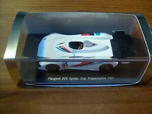 【送料無料】ホビー 模型車 車 レーシングカー スパークプジョースパイダーカッププレゼンテーション143 spark s1278 peugeot 905 spider cup presentation 1991