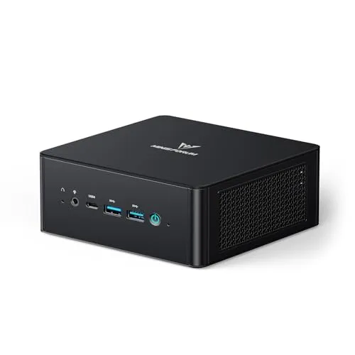 MINISFORUM UM890 Pro ミニPC、AMD Ryzen 9 8945HS、ベアボーンキットPC、デュアルチャネル DDR5-5600MHz 、PCIE4.0 SSD対応、Radeon 780M、RYZEN AI エンジン、HDMI 2.1、