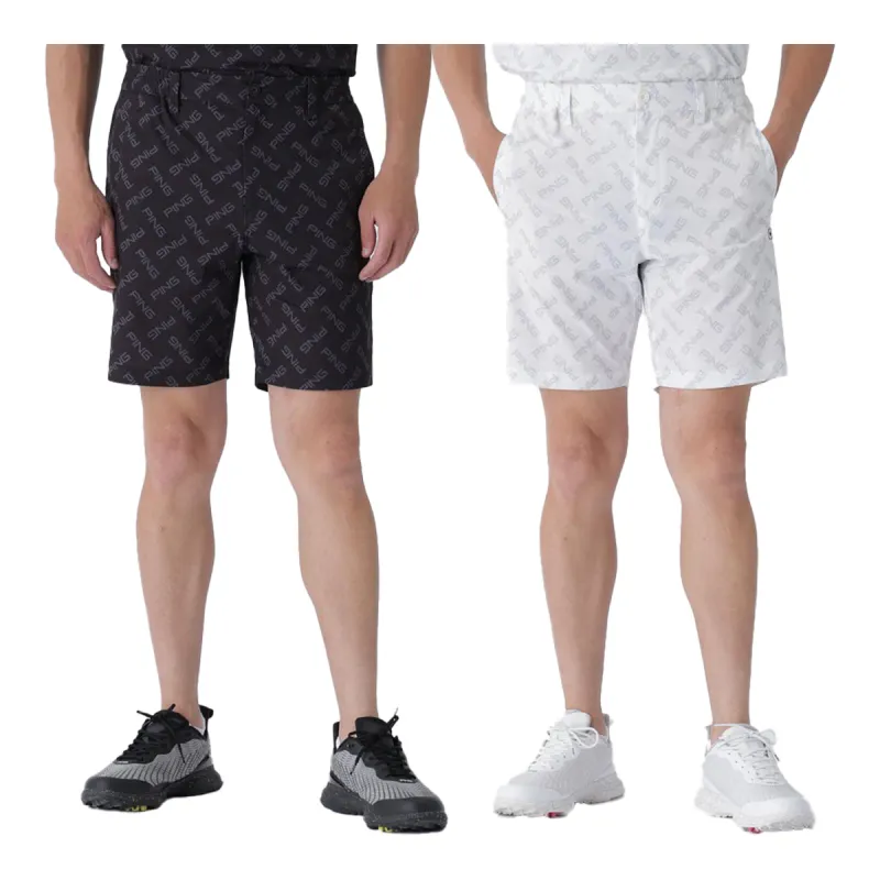ピン ゴルフ ショートパンツ ドットメッシュショートパンツ EARLY AUTUMN メンズ 621-5232701 ゴルフウェア アパレル PING GOLF 2025年秋冬モデル