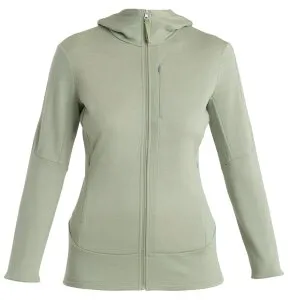 アイスブレーカー レディース アウター パーカー・スウェット icebreaker Women's Merino 260 Quantum IV Long Sleeve Zip Hoodie Lichen