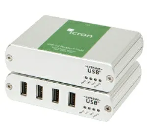 USB 2.0 Ranger 2324：USB 2.0 延長器｜USB：4ポート｜マルチモードファイバー：500m｜USB 3.0 デバイス対応 (480Mbps)