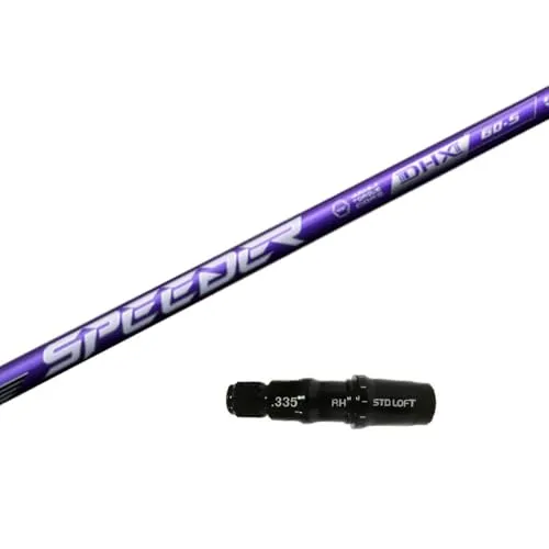 RusTick テーラーメイド用互換品スリーブ付きシャフト 藤倉 スピーダー NX バイオレット ヴァイオレット SPEEDER NX VIOLET 日本仕様(Qi4D(LS,MAX,MAX LITE含む) ドライバー 45.25インチ)(40-S)