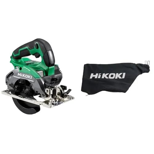 【セット買い】【Amazon.co.jp限定】 HiKOKI(ハイコーキ) 36V充電式丸のこ C3605DA(SK)(NNN) + ダストバッグ 0033-1725
