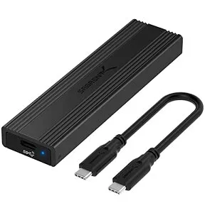 SABRENT M.2 SSD外付けケース/ M.2 SSD PCIe NVMeとSATA SSDに対応/ SSD 1TB、SSD 2TB、SSD 500GB、SSD 4TB、16TBまで対応/ USB Type-C 3.1/ 10gbps/ Supe