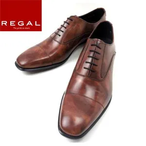 REGAL リーガル 725R AL ブラウン(BR) メンズ 紳士靴 ビジネス セミマッケイ式製法 ストレートチップ 日本製