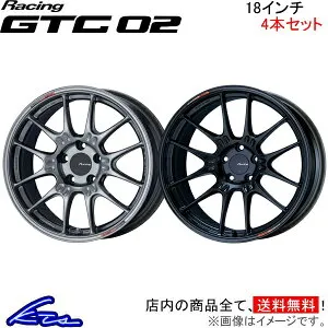 スイフトスポーツ ZC33S アルミホイール エンケイ レーシング GTC02【18×8J 5-114 INSET45】ENKEI Racing 18インチ 5穴 114.3 +45 インセット45 SWIFT Sport 車用ホイール 1本 4本セット 1台分 一台分 1枚 4枚【店