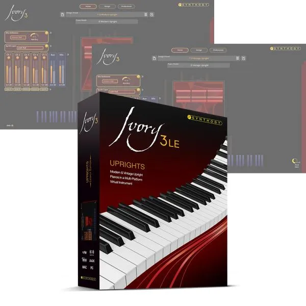 Synthogy Ivory 3 LE Uprights（Modern／Vintageバンドル) [メール納品]