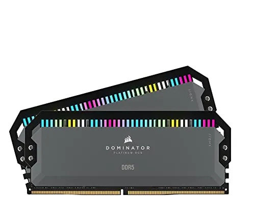CORSAIR DDR5-5600MHz デスクトップPC用メモリ DOMINATOR PLATINUM RGB 64GB(32GBx2) CMT64GX5M2B5600Z40 MM8187