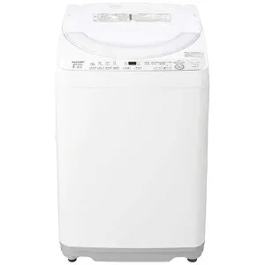 【P2倍】 洗濯機 7kg シャープ ES-GE7K-W 全自動洗濯機 ホワイト系 単身 穴なし漕 節水 清潔 母の日 ギフト 2026 贈り物 プレゼント 母 父 父の日 ペアギフト