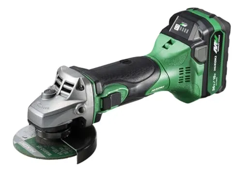 HiKOKI(ハイコーキ) 18V 充電式 ディスクグラインダ G18DSL2 トイシ径100mm バッテリー1個・充電器・ケース付 G18DSL2(XPZ) 【ディスクサンダー】