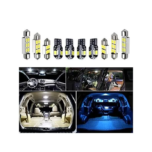 LMLZNP 13x Canbus Error Free LED Interior Light Kit Package,for Jeep Grand Cherokee 2011-2020 Car Accessories Map Dome Trunk License_並行輸入
