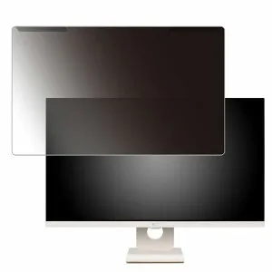 【ポイント2倍】 取り外し簡単 LG 27SR50F-W 27インチ 16:9 向けの 覗き見防止 プライバシー フィルター 光沢仕様 液晶保護 プロテクター