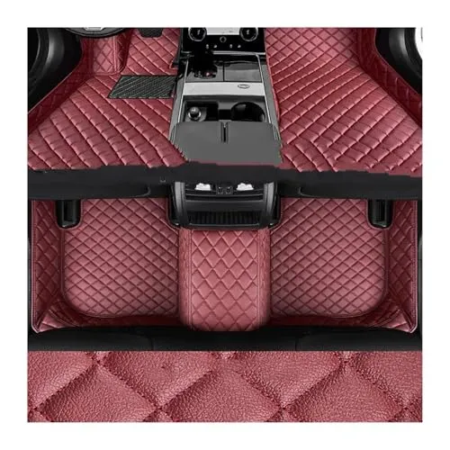 に適合する W204 W205 E W211 W212 W213 2004 2006 2008 2010 2012 2014 2016 2018 2020 2022 用カーフロアマット カーアクセサリー(ワインレッド,E W211 2003-2008)