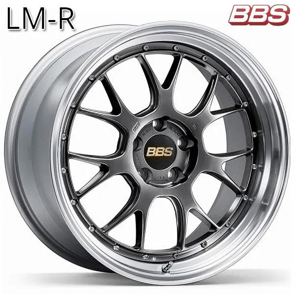 BBS LM-R 【LM300】 19インチ 8.5J 5H114.3 +38 ダイヤモンドブラックXリム/シルバーダイヤカット(DB-SLD) アルミホイール単品 1本 4本以上送料無料