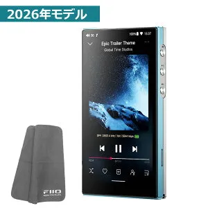 《1/23発売》【2026年モデル】 FIIO デジタルオーディオプレーヤー JM21 2026 ブルー (FIO-JM21-2026-L) 《ロゴ入りクロスプレゼント》 fiio