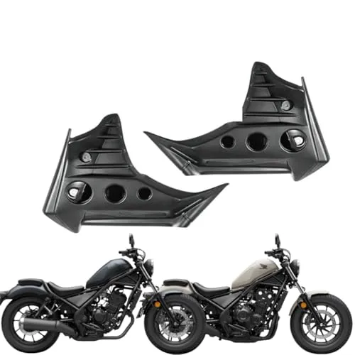 【Aobexalt】「ホンダ レブル CMX250/500 (For Rebel) 2017年~」に対応 サイド カバー アンダーカウル 傷防止 プロテクター ABS製 ガーニッシュ ブラック色 (CMX250/500通用)