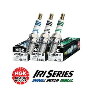 NGK イリシリーズプラグ IRIWAY 熱価7 (1台分セット) [ファミリア BJ8W H10.6~H16.4 FP-DE (DOHC) 1800]
