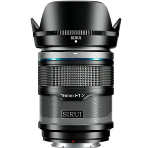 [即日出荷] SIRUI シルイ Sniper F1.2 AF 単焦点レンズ｜16mm｜APS-C対応｜高速AF｜軽量設計｜Eマウント対応｜ブラック｜スナップ・ポートレート・Vlog・写真撮影に最適｜16AS12E-B
