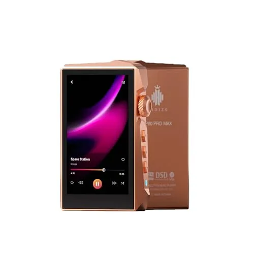Hidizs AP80 PRO MAX MP3 プレーヤー Bluetooth 5.1 2.4G WiFi ハイレゾストリーミング再生 DLNA & AirPlay ワイヤレス MQA 16X ネイティブDSD256 & 32bit/384kHz PCM