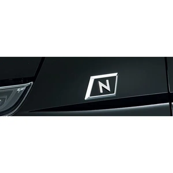 メール便可 HONDA ホンダ NWGN N-WGN エヌワゴン 純正 フェンダーエンブレム クロームメッキ / 左右セット 2014.5～仕様変更