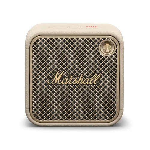 Marshall ワイヤレスポータブル防水スピーカー Willen II クリーム 連続再生17時間/IP67防水仕様/超小型/急速充電 【国内正規品】