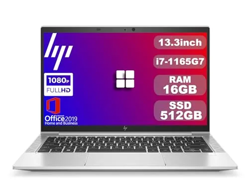 【整備済み品】 HP ノートパソコン EliteBook 830 G8 13.3型/FHD/Win 11/MS Office H&B 2019/第11世代Core i7-1165G7(2.8GHz)/16GB/SSD 512GB/無線WIFI6/Bluet