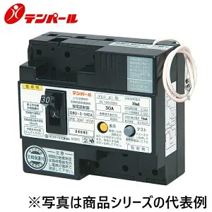 テンパール工業 U301HEA203E[GBU-3・1HEA 20A 30mA] 漏電遮断器【欠相保護付】 Ψ