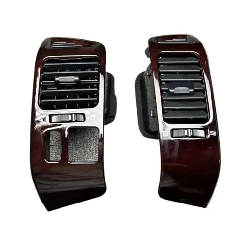 車載 エアコン ベント 用 パジェロ V73 V75 V77 用 モンテロ A/C エアベントアウトレット空調設置車の排気(Black left and right)