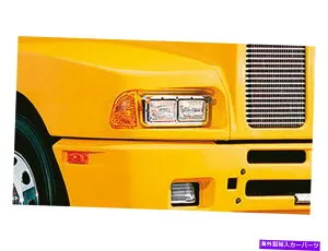 USヘッドライト ケンワースT600 T800 W900デュアル長方形ヘッドライトアセンブリ＃15614 Kenworth T600 T800 W900 Dual Rectangular Headlight Assembly # 15614【並行輸入品】