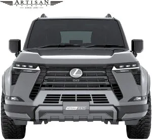 【M's】 LEXUS GX レクサス GX550 OVERTRAIL+ (2024.6-) ARTISAN SPIRITS フロントアンダープロテクター + ナンバープレートベース FRP アーティシャンスピリッツ エアロ パーツ 部品 外装 社外 新型 現行 改造