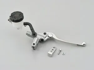 RG250ガンマ ニッシン ブレーキマスターシリンダー 横型/タンク別体式 14mm シルバー/バフクリア デイトナ 61741 RG250ガンマ (年式85-87、型式GJ21B) NISSIN