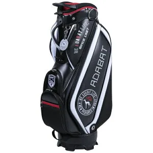 【エントリーで最大全額ポイント還元｜5/6まで】 アダバット｜adabat メンズ キャディバッグ ブラック ABC437 [47インチ対応 /5分割 /2.7kg]