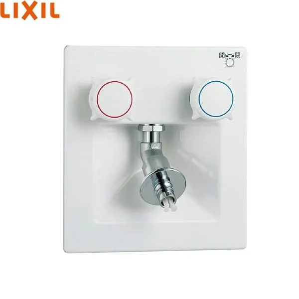 INAX 緊急止水弁付埋込2ハンドル混合水栓(樹脂配管用) SF-8RQ-DS