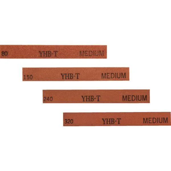【メーカー在庫あり】 B43F (株)大和製砥所 チェリー 金型砥石 YHBターボ (10本入) 100X13X5 80＃ HD店