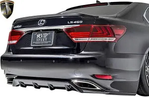 【M's】レクサス 40系 後期 LS460 LS600h (F-SPORT用) AIMGAIN 純VIP SPORT リアアンダーディフューザー FRP エイムゲイン エアロ LSエアロ エアロパーツ リヤアンダーディフューザー リアスカート カスタ